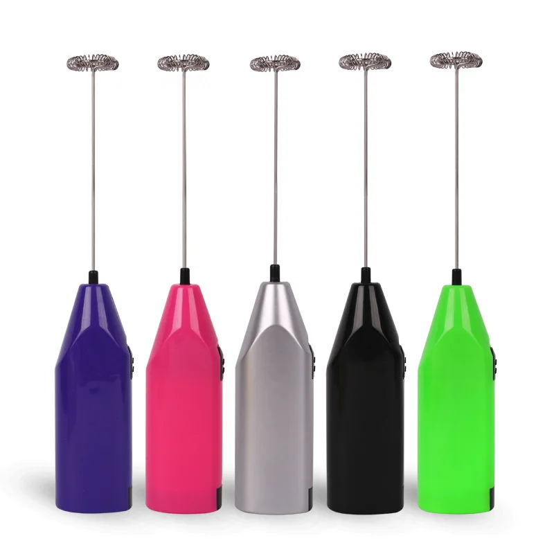 Electric Hand Foamer Blender for Perfect for coffee Chocolate  Mini Battery Operated coffee Whisk Frother Handheld Milk Frother