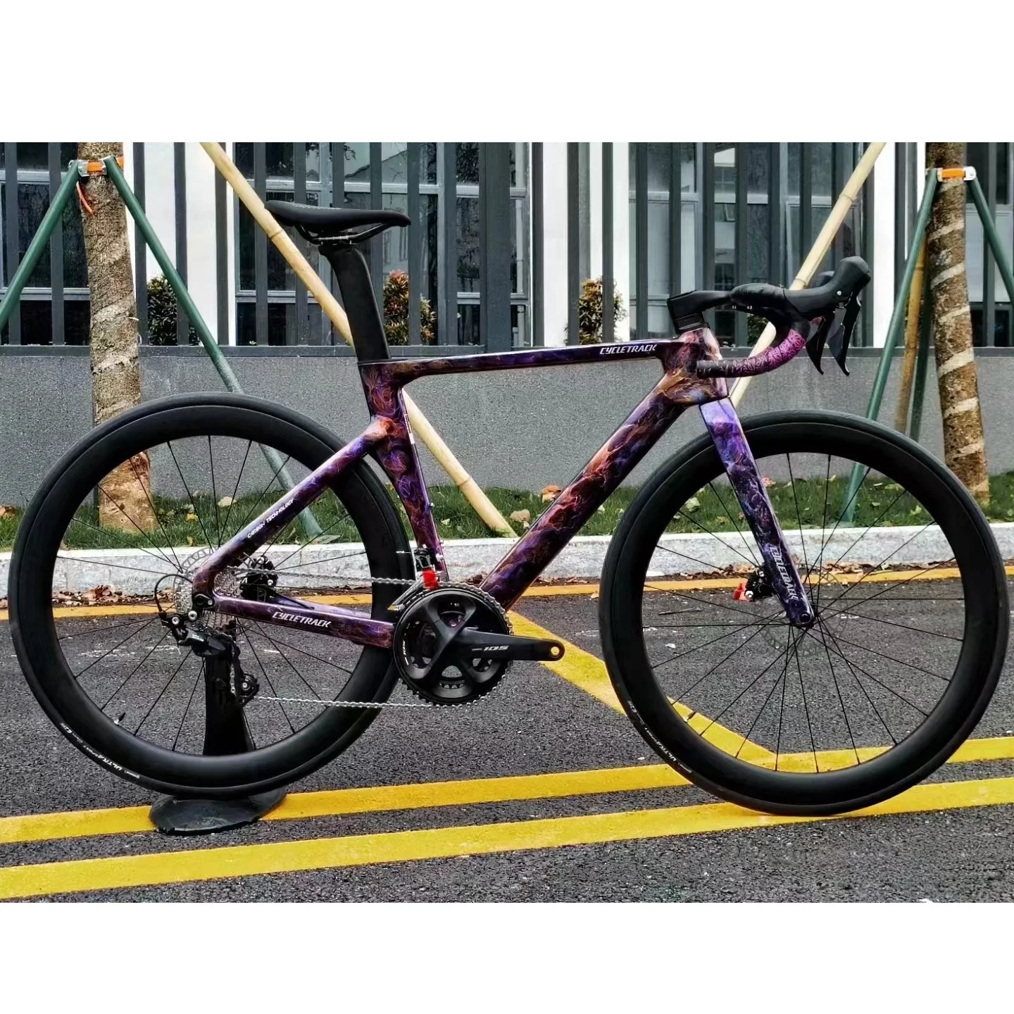 Cycletrack 8170 DI2 EDS 700c дисковый тормоз 24-скоростной цикл для взрослых Спорт карбоновый шоссейный велосипед другой гоночный велосипед для мужчин и женщин
