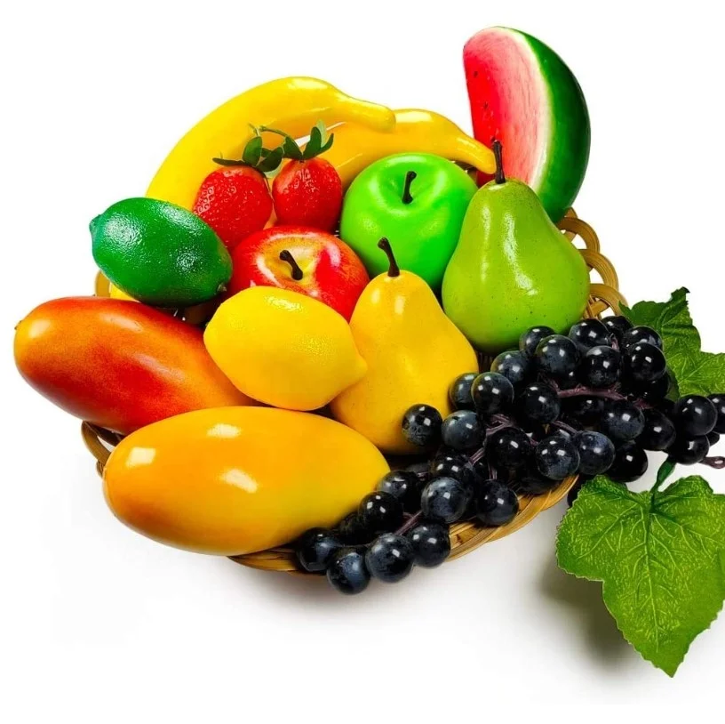 Искусственные овощи высокого качества Декоративные искусственные фрукты для украшения отеля и сада