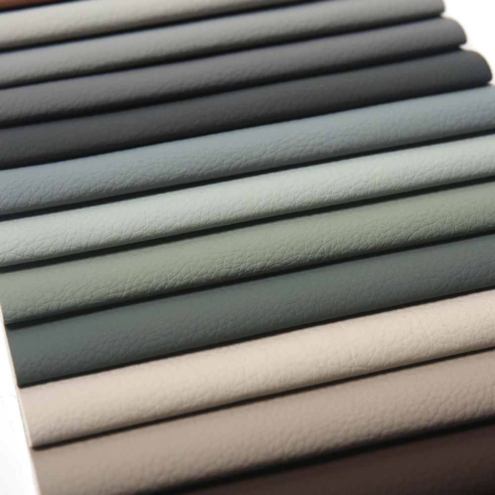 cheap price 500GSM synthetic leather fabric sofa fabrics upholstery home deco fabric manufacturing