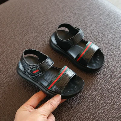 Детские сандалии, Новинка лета 2021, детская модная пляжная обувь для мальчиков, Нескользящие Детские кроссовки с мягкой подошвой, обувь для маленьких девочек, сандалии
