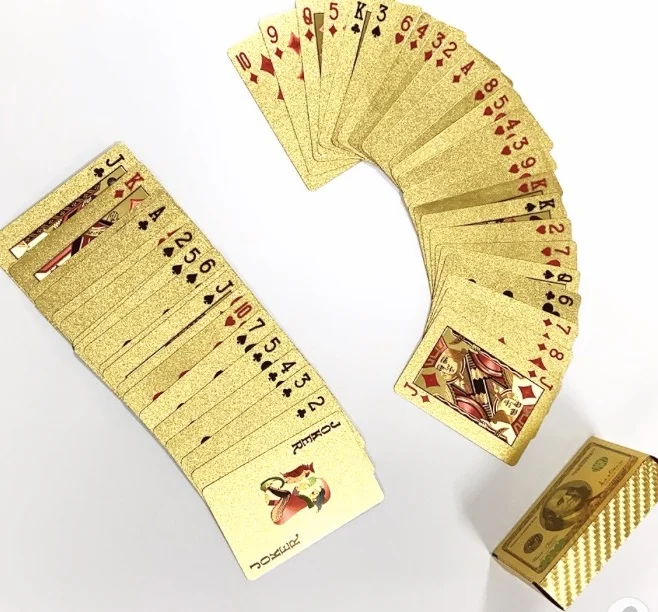 Hicreate-Customized Playing Cards OEM Gold Card Game Custom