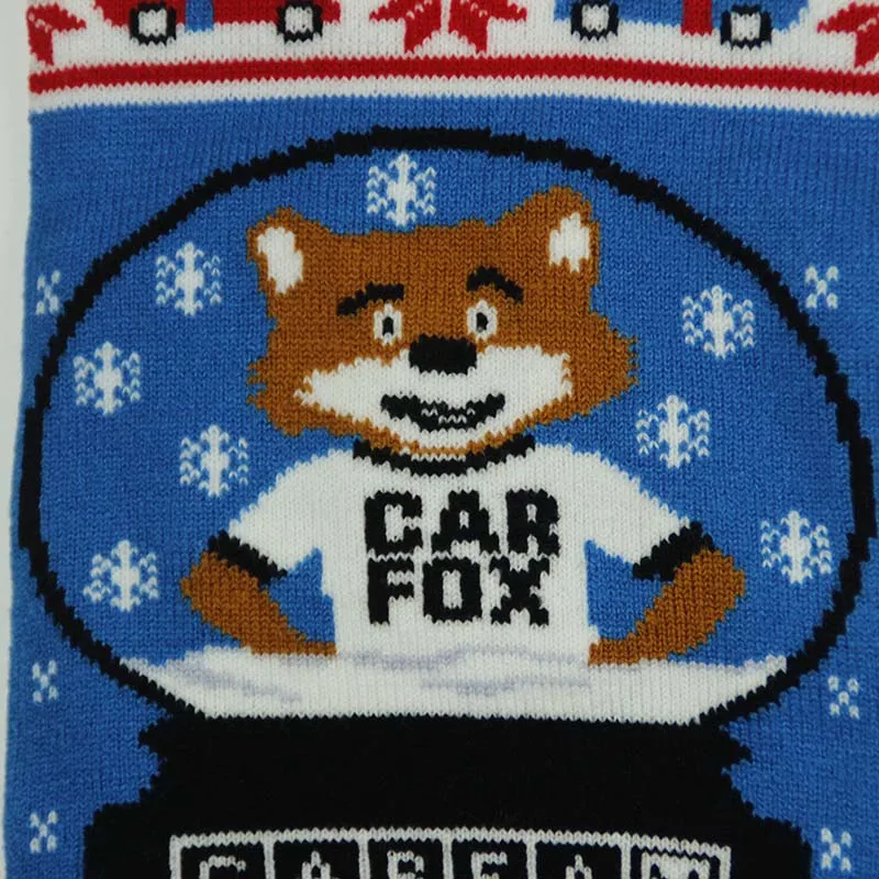 BSCI certificate factoryOEM winter cotton jacquard custom knit christmas scarf