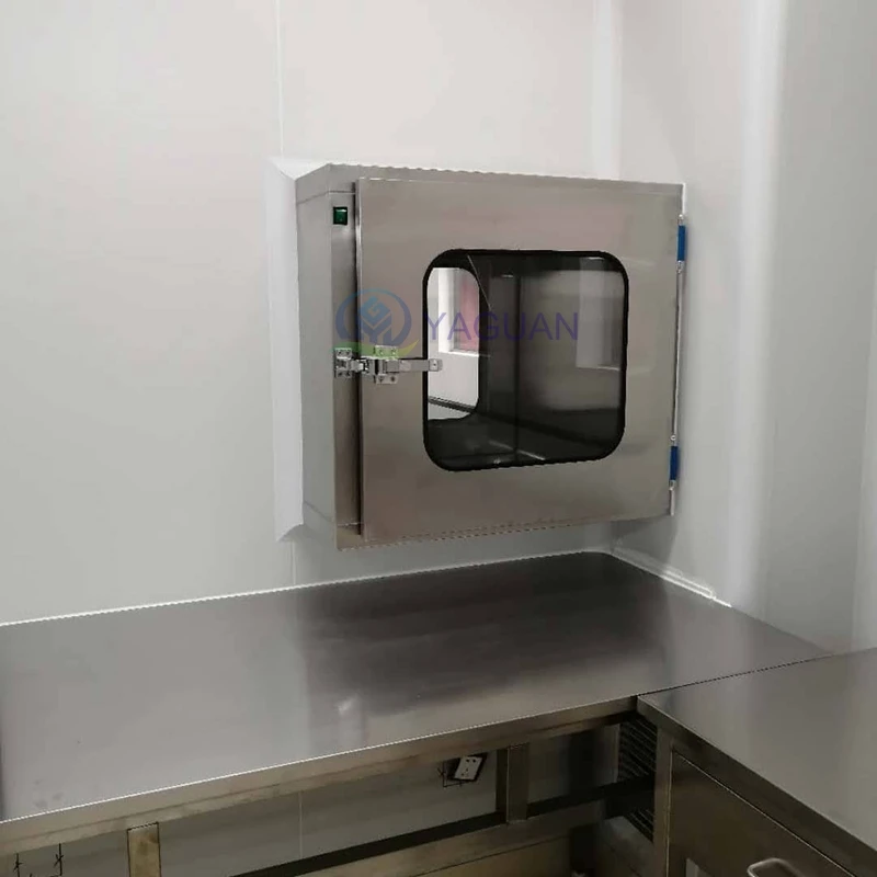Mechanical Interlock Doors Pass Box /Hatch for Clean Room