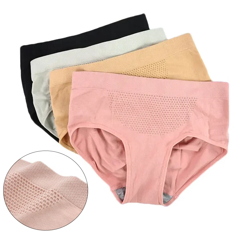 Custom Women Panties HM1633# New Women Gender and Adults Age Group Ladies Seamless Lace Mid Waist Panties For Thailand Japan