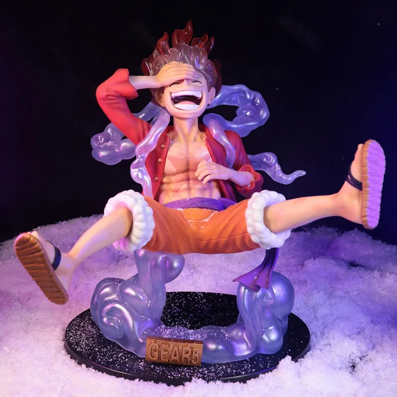 High Quality Anime Action Figure One Piece Monkey D. Luffy Gear 5 Sol Joyboy Nika
