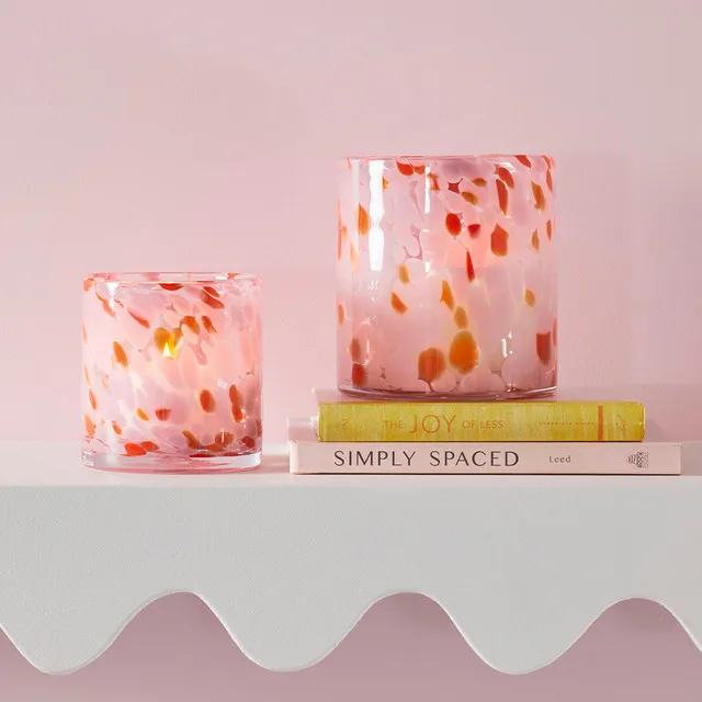 Cylinder Glass Candle Holders 8oz 10OZ 12OZ Wholesale Unique Round Bottom Shape Luxury handmade Glass Candle Jars