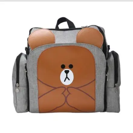 New Style Multifunctional Seatable Baby Diaper Mummy Bag