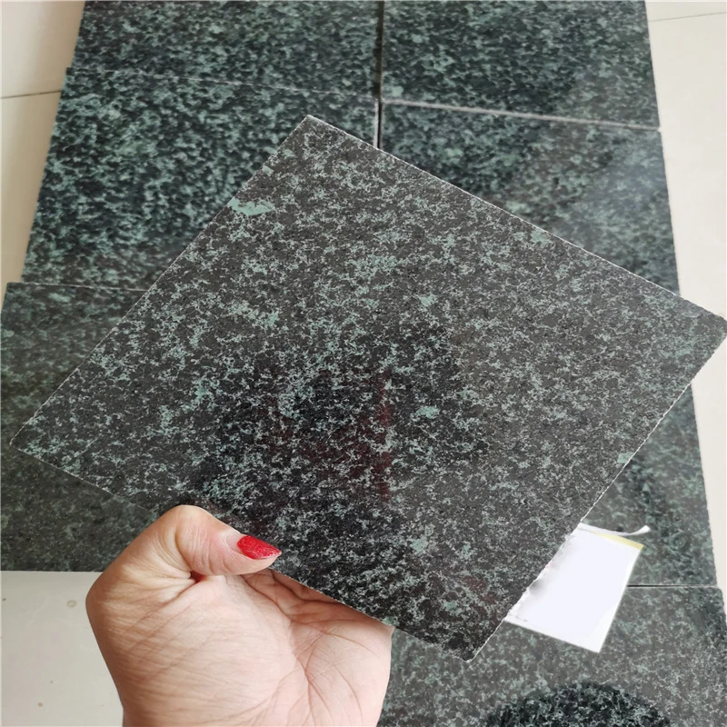 Cheapest Natural Stone Granite Polished Green Granite Slab Countertop Kitchen Top