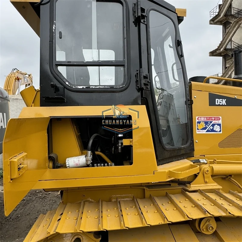 Гусеничный бульдозер Caterpillar D5K б/у гусеница тяжелая техника малое рабочее время для продажи