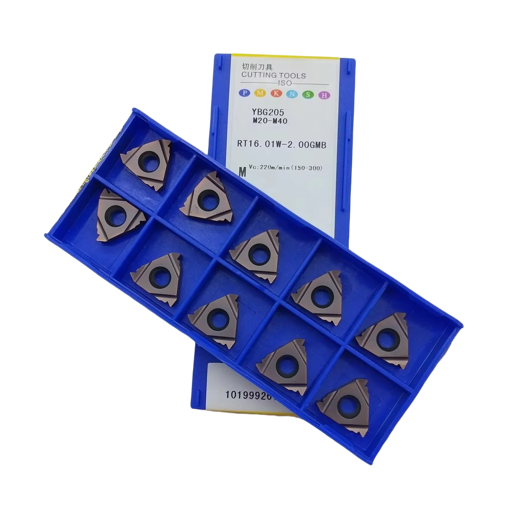 High Precision Hard Alloy Indexable Cnc Cutters Turning Tungsten Carbide Thread Insert Tool RT16.01W-2.00GMB