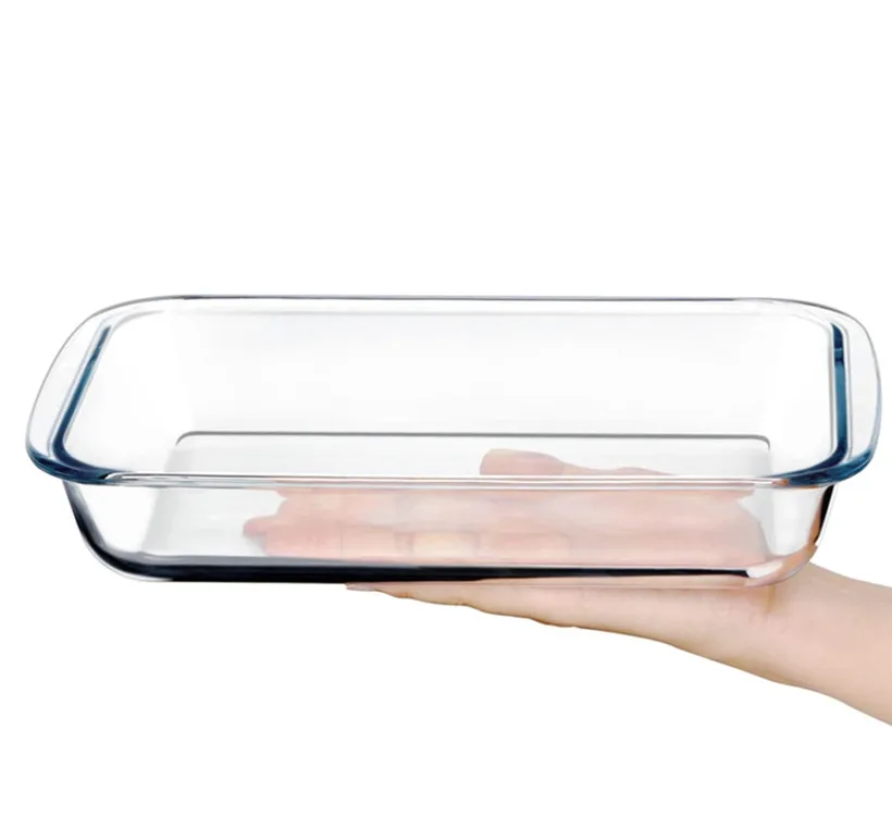 Mini-1.5 QT Glass Baking Dish for Oven, Glass Pan for Cooking Dish Casserole Dish Rectangular Baking Pan Glass Bakeware