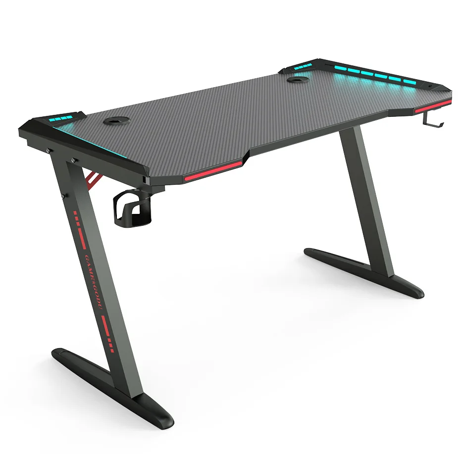 Эргономичный игровой стол с RGB-подсветкой для дома и офиса игровая рабочая