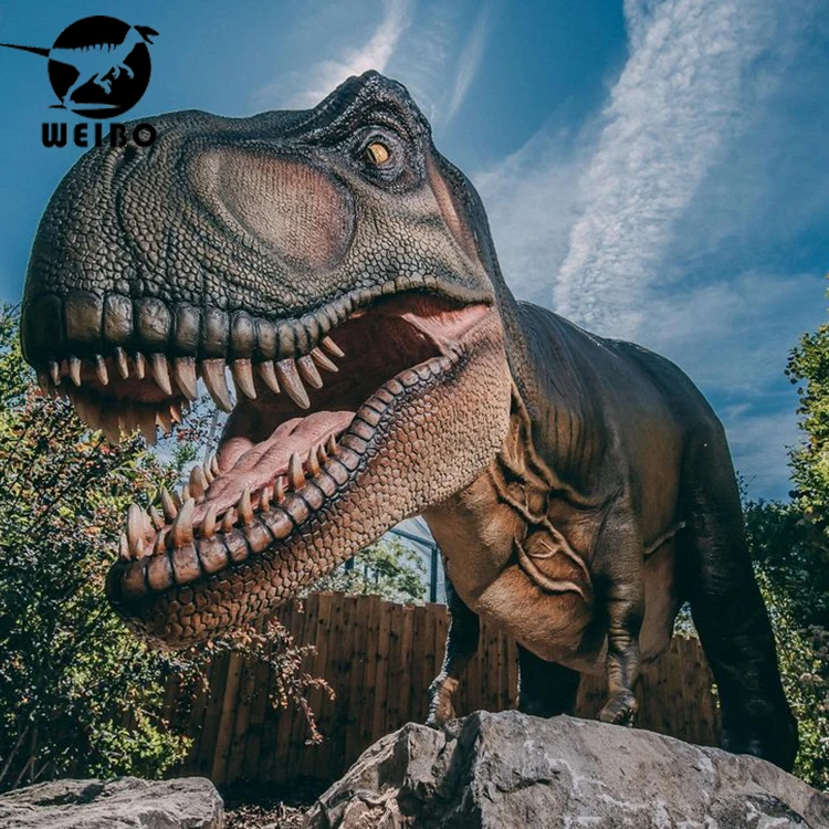 3d movie moving t-rex animatronc dinosaur