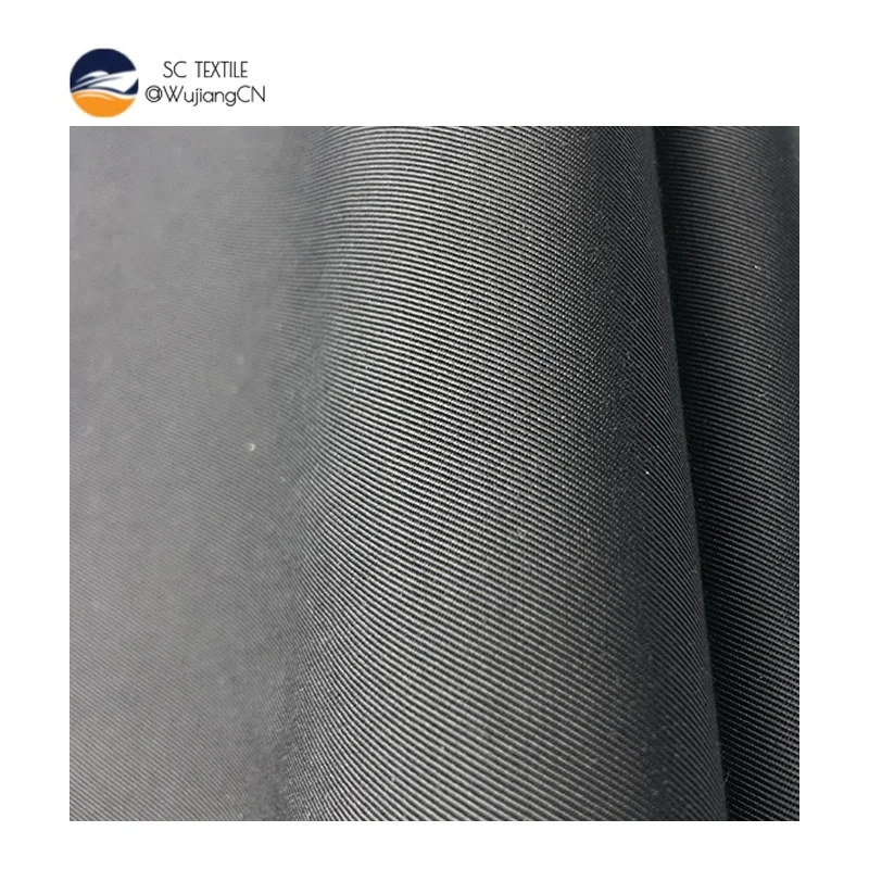 Оптовая продажа 220gsm 32S 3/1 саржа имитация хлопчатобумажной ткани с эффектом памяти «Коттон мемори ткань твист покрытием полиэстер хлопок ткань для использования вне помещений, зимняя куртка