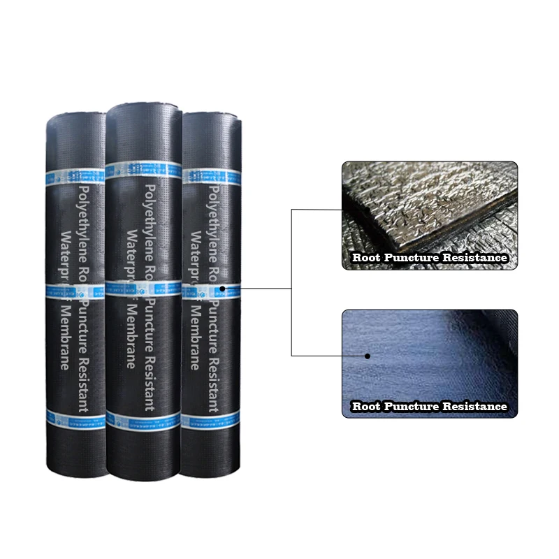 Высокое качество высокое расширение полиэтилена шин корень прокол водонепроницаемый рулон для подземных