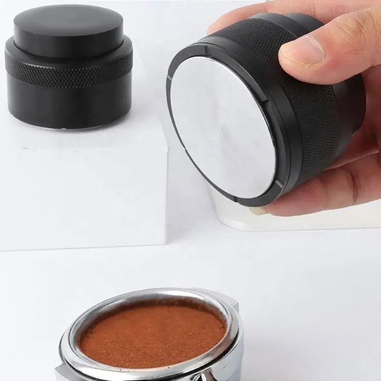 51/58MM Constant Force Coffee Powder Press Flat Base Hammer Stainless Steel Espresso Tools Coffee Tamper