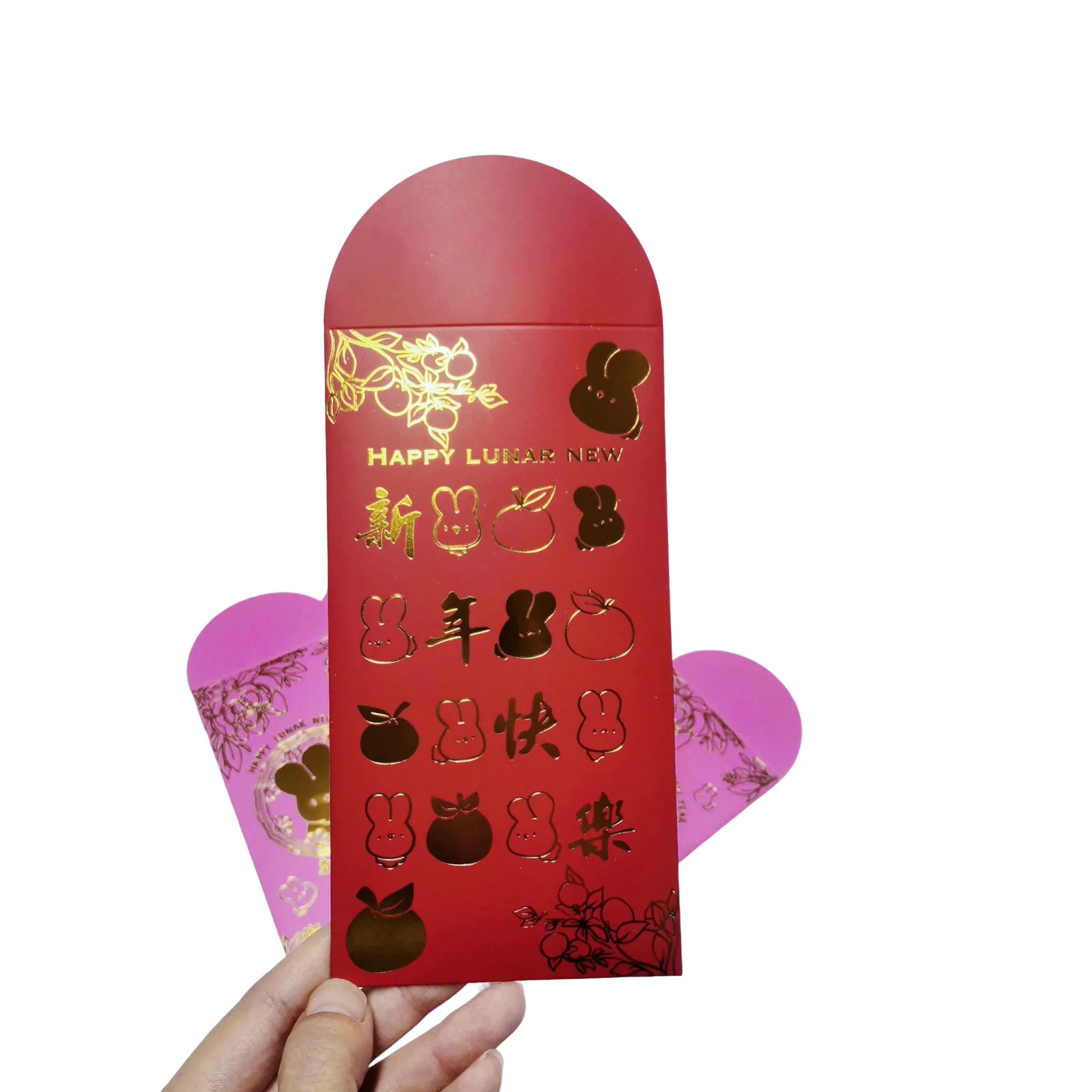 Chinese Red Pocket Envelopes Custom Printed Paper Envelopes Of Cash
