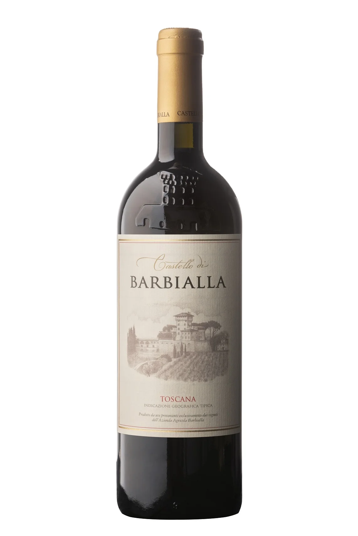 Red wine supertuscan igt sangiovese petit verdot merlot 2010