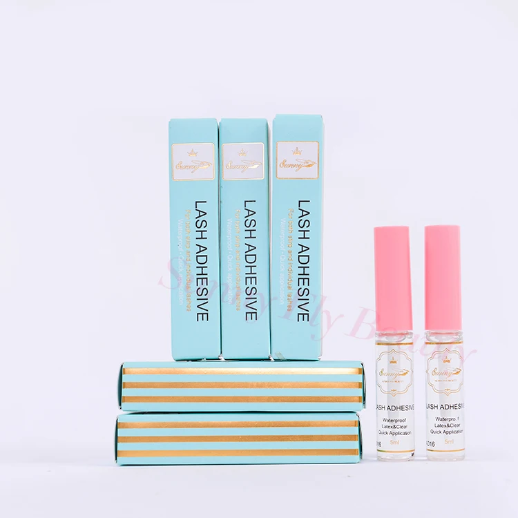 
 Sunnyflybeauty, профессиональная оптовая продажа, индивидуальная водонепроницаемая лента, без латекса, клей для ресниц, частная торговая марка, оптовая продажа  