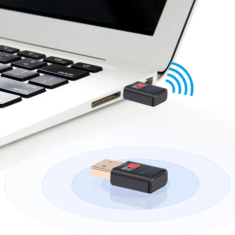  Двухдиапазонный беспроводной мини Wi-Fi адаптер приемник 600 м 5 ГГц Usb 5g Мбит/с сетевые карты Адаптеры для ПК