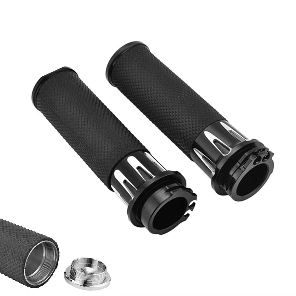Motorcycle Hand Grips 25mm Handle GRIP Handlebar End Grips Aluminum CNC for Harley-Davidson 883 XL1200 Accessories