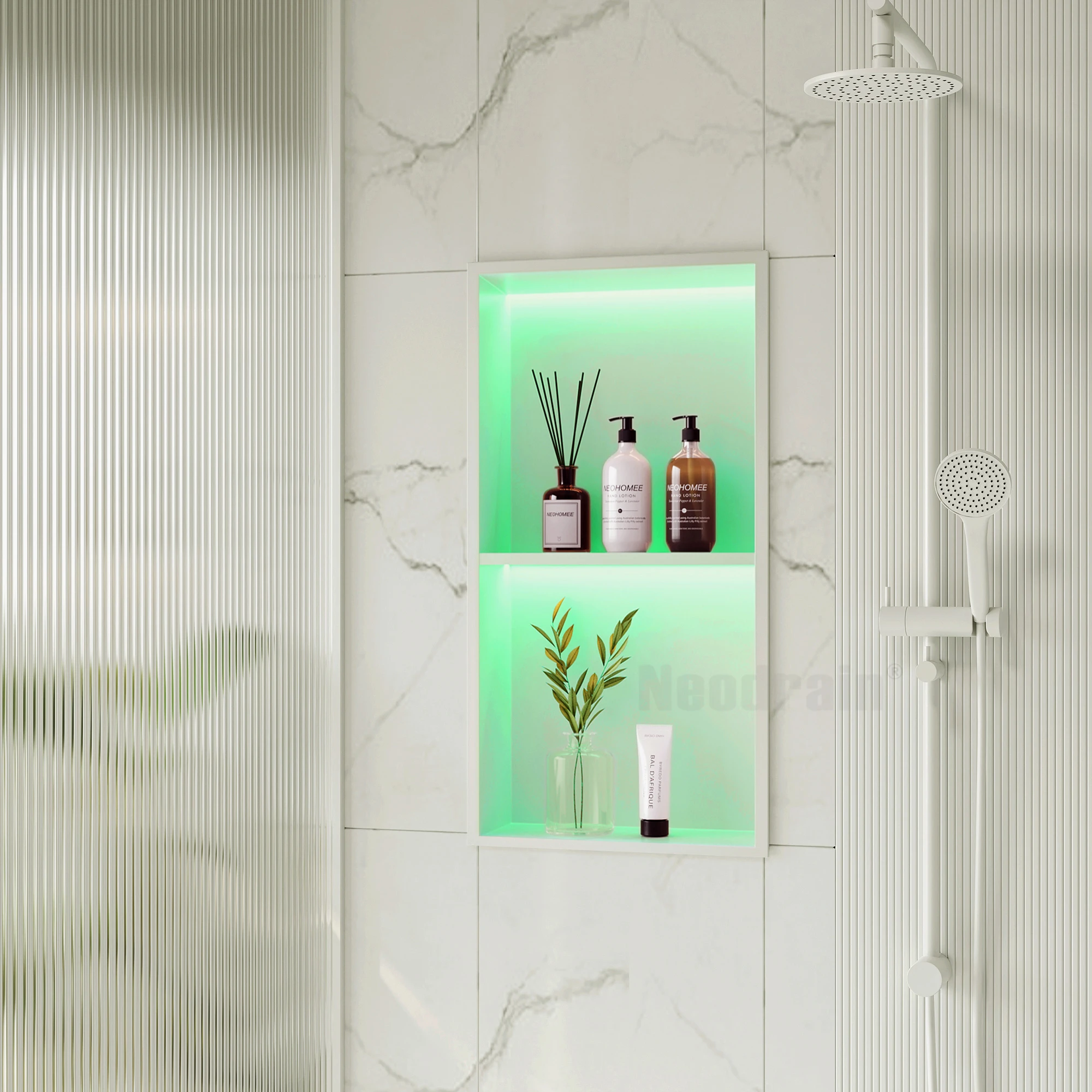 Newly Developed LED Wall Niche Stainless Steel with RGB Colors and Fingerprint Resistant Coating