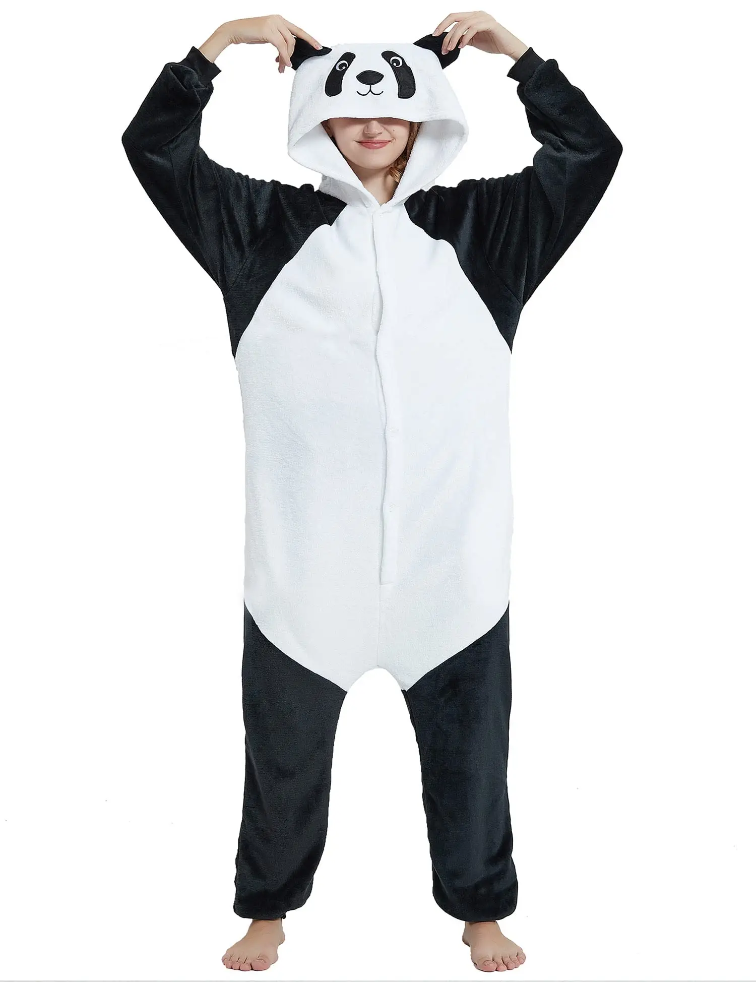 Panda Costumes Animal Onesie Costumes for Girls Halloween Pyjama Party
