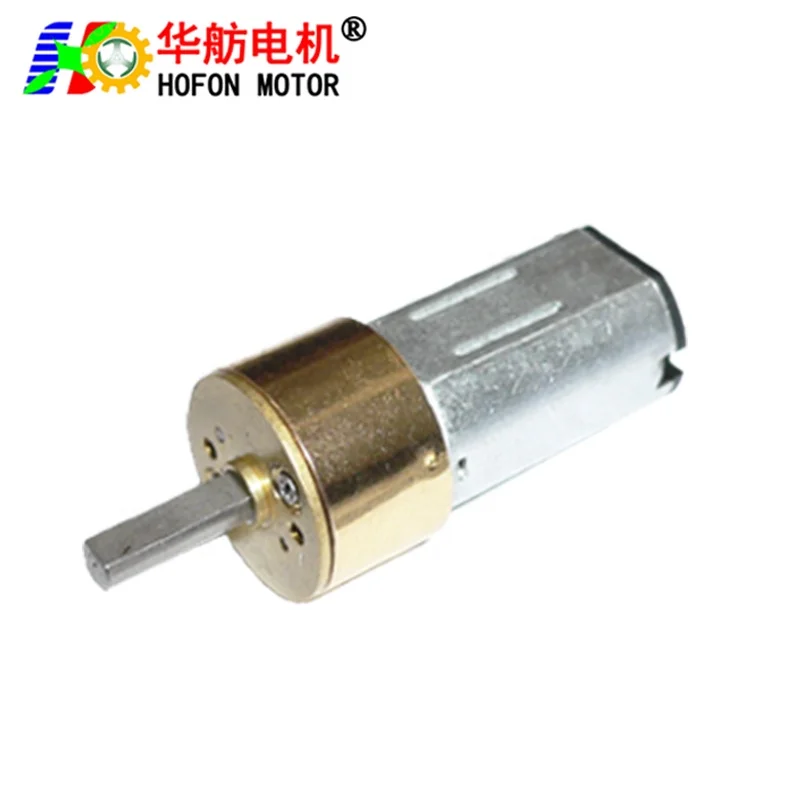 Hofon 14mm GM14-N30 1.5v 3v 3.7v 4.5v 5v 6v 7.4v 9v 12v electric mini small brush high torque permanent magnet reducer motor