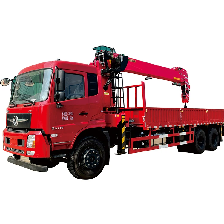 Industrial Construction 14 ton 8.7m Span Lorry Mounted Crane Pickup Truck Cranes