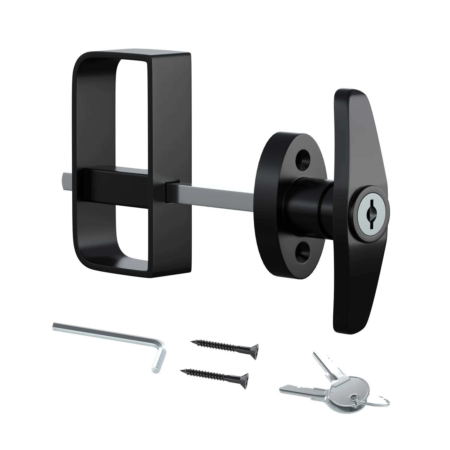 OEM Wholesale Steel Garden Shed Internall Door Handle Key for Products Storage Accessory