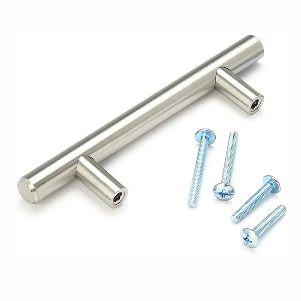 
Stainless Steel Cupboard Pulls Drawer Handles Brushed Nickel Furniture Hardware Kitchen Cabinet Pull Handle 
