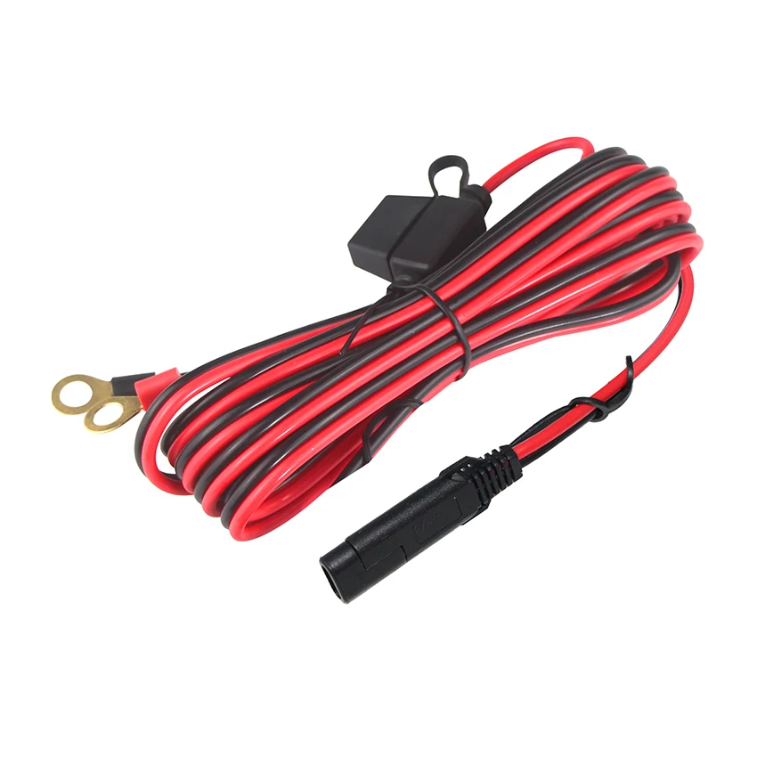 14Awg Waterproof Connector Ring Solar Charging Sae Charger Power Battery Extension Cable