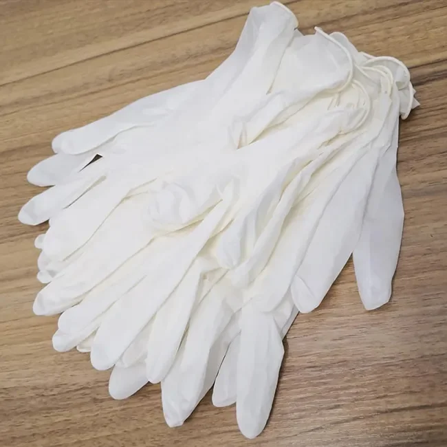 custom white strong full  pure nitrile gloves safe dental wholesale powder free