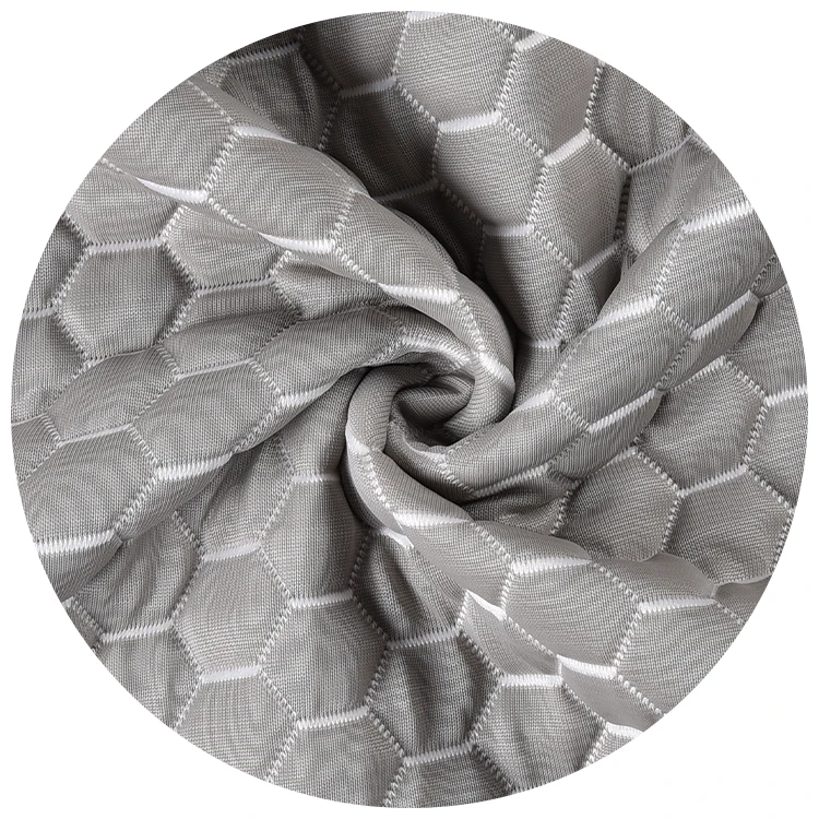 Hot Sale Cooling Fabric Ice Silk Jacquard Mattress Ticking Fabric China Factory Supplier
