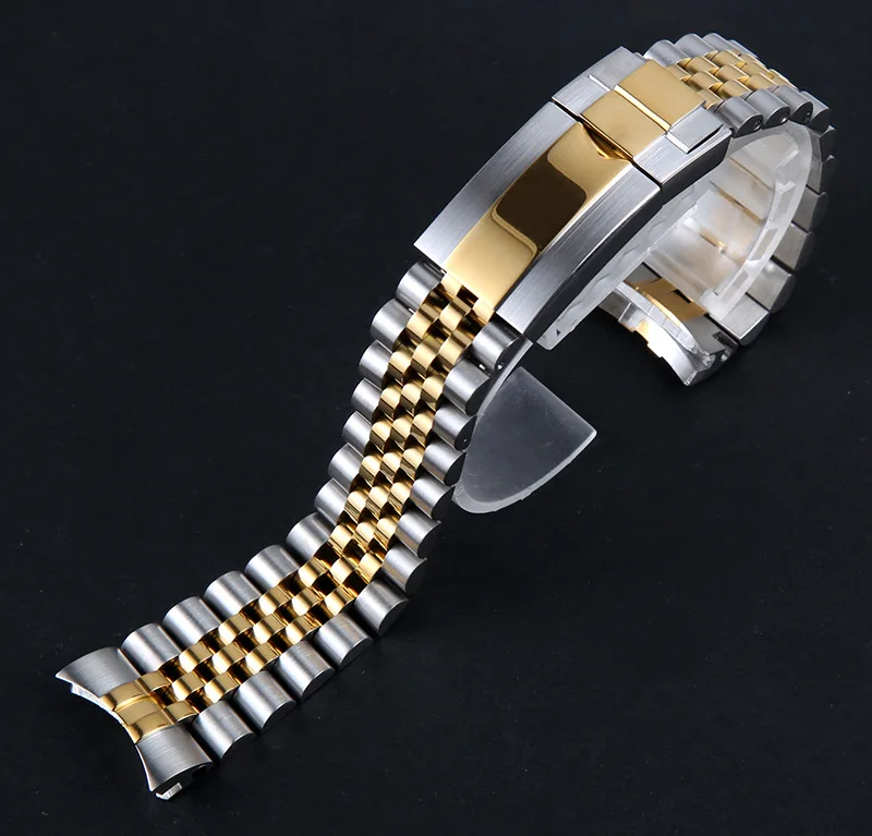 20mm luxury men jubilee OEM Screw Links Bracelet 316L Stainless Steel Watch Band Strap For ROLEX Daytona Water Ghost GMT Submari