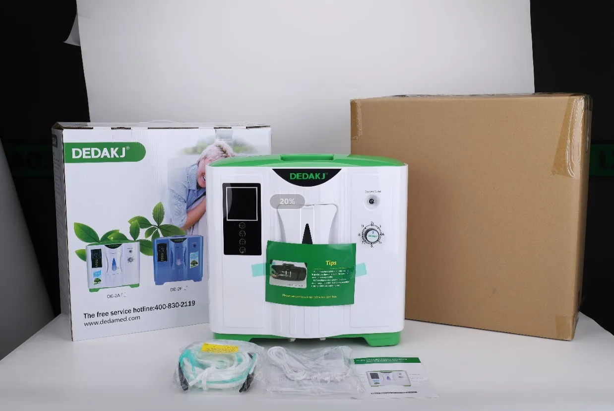 Лидер продаж DEDAKJ DE-2A бытовой портативный концентратор кислорода для домашнего здравоохранения портативный генератор кислорода