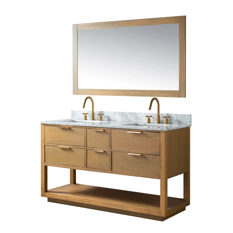 60inch double sink bathroom vanity cabinets with with sink