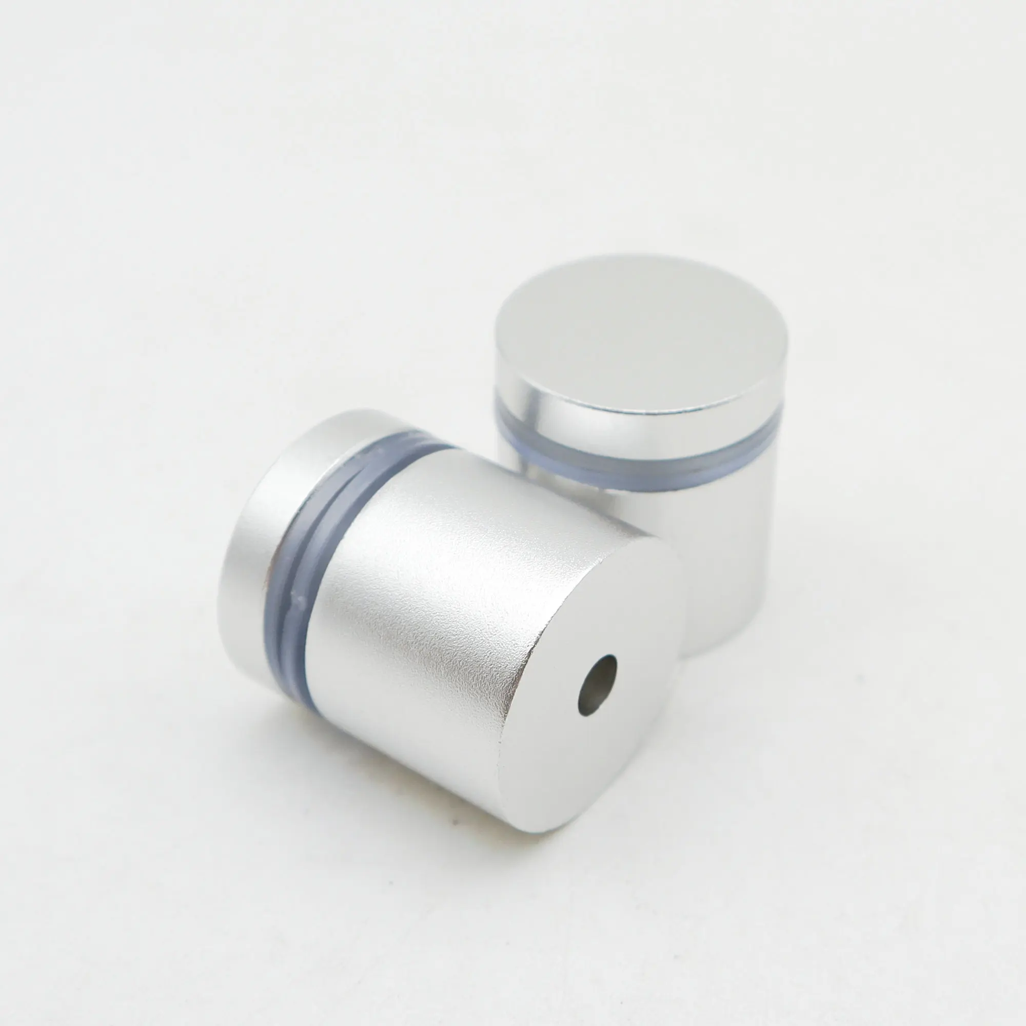 Wall Mounted Aluminium Anodized Acrylic Panel Support Sign Standoff