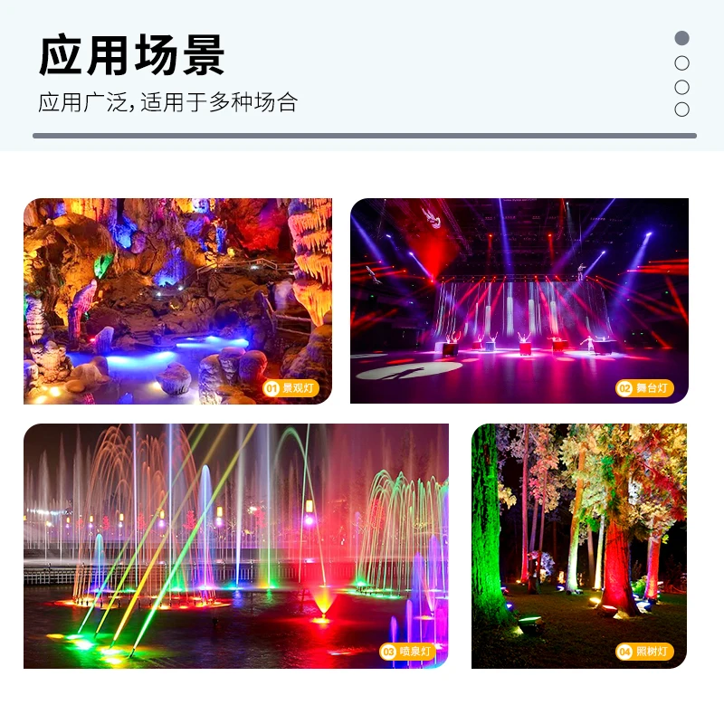 Factory Price Power COB LED 24V 330mA*3 28W 3 Colors in 1 RGB CCT 1313 1919 RGB LED Chip