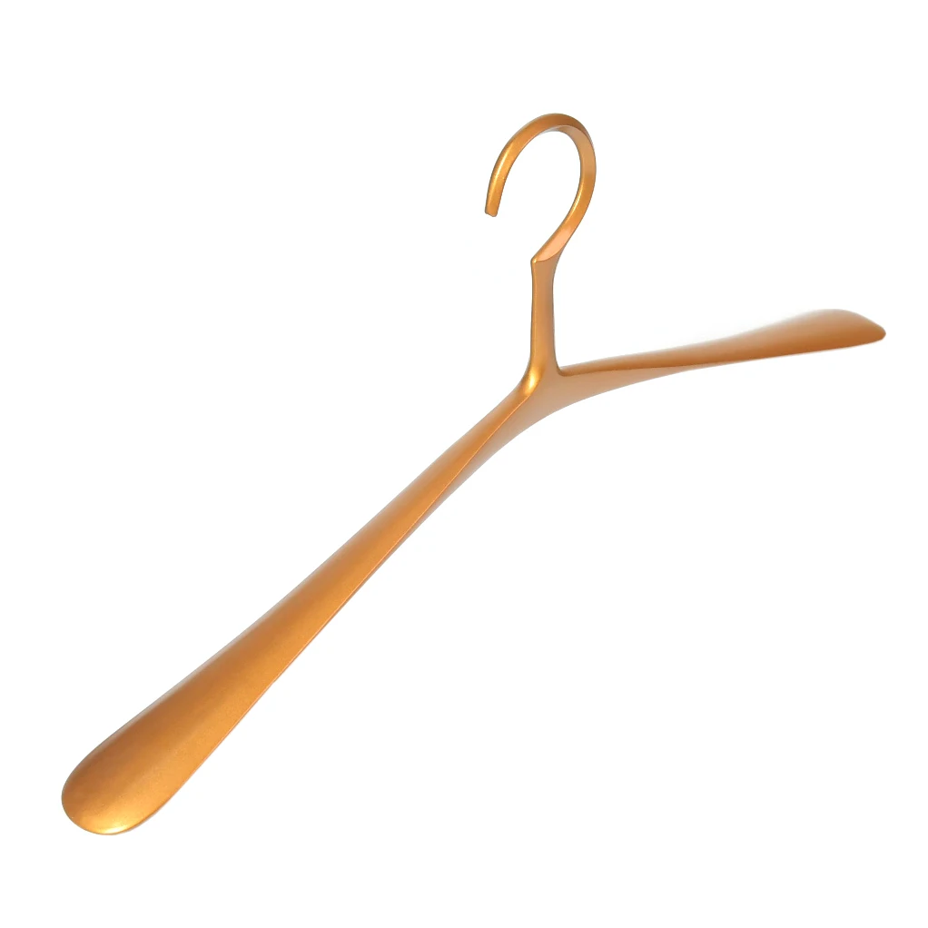 Deluxe Wide Shoulder Aluminum Hangers Heavy Duty Aluminum Coat Hangers for Display