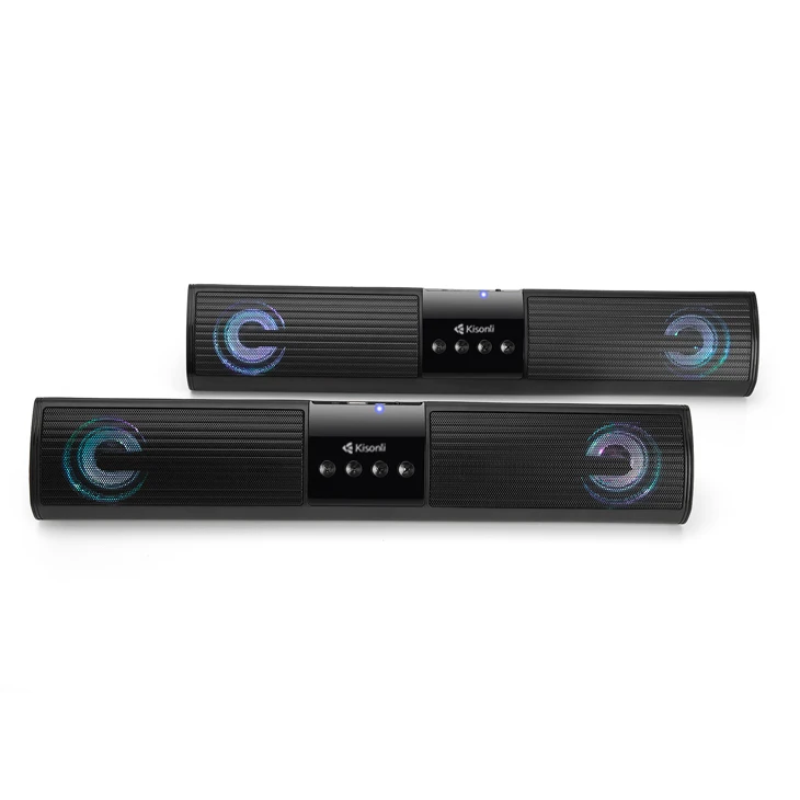 Kisonli LED-907 dj speaker set system bike speaker and light with blue tooth portable speaker