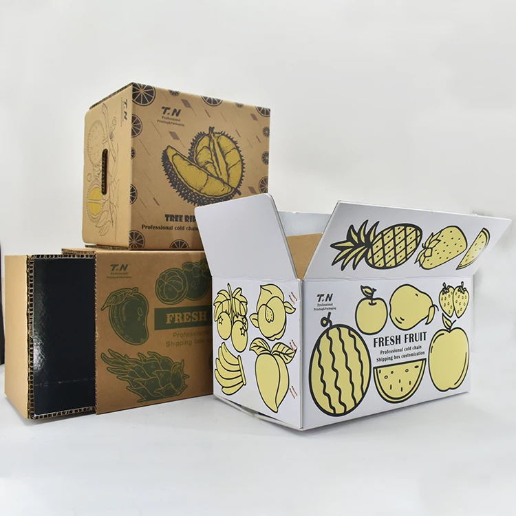 Custom Insulated Shipping Boxes Cold Chain Insulated Packaging Boxes for Fresh Vegetables and Fruits Carton Boxes for Chocolate