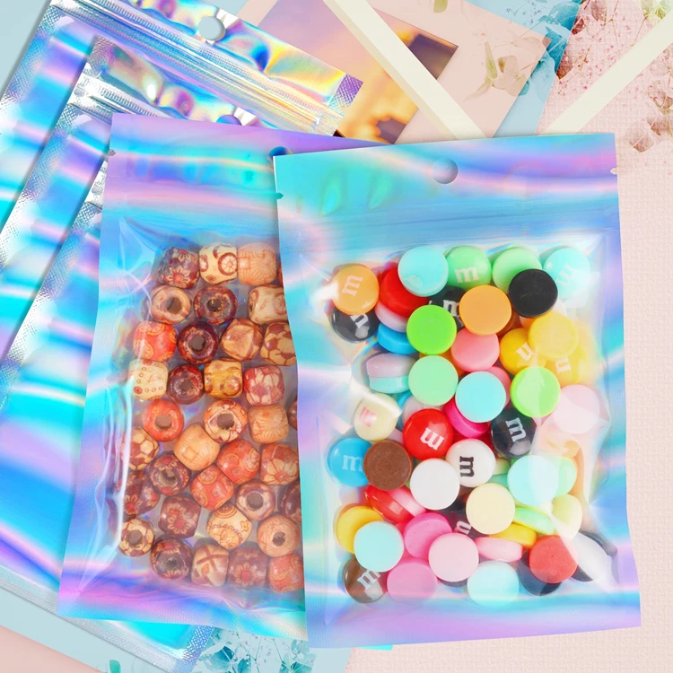 Customer Design Biodegradable Snack Food Packaging Mylar Plastic Bags Composite Aluminum Foil Food Packaging Bag