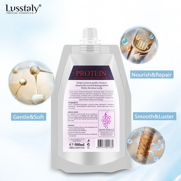 
Private Label Collagen Keratin Natural Organic Argan Oil Treatment for damaged hair 