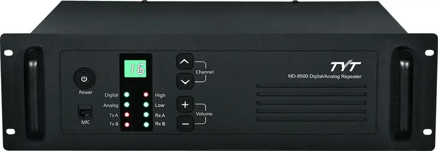 DMR wireless network repeater MD-8500 50W/25W selectable digital radio base station TDMA 2 time slots amateur radio repeater