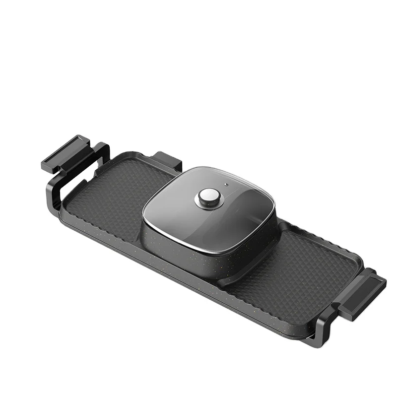 2 в 1 для электрической кастрюле с длинной ручкой горшок и сковородка для жарки плита гриль-барбекю Электрический и форма для выпекания