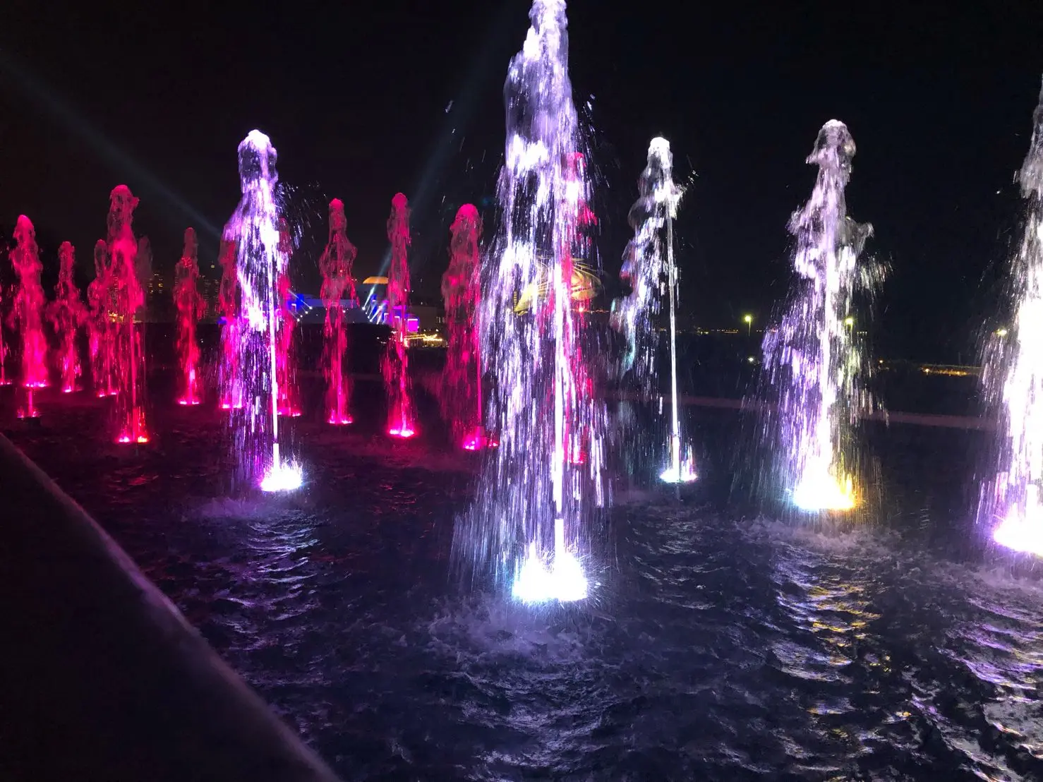 outdoor IP68 Waterproof dmx landscape dancing Rgb Submersible Dry Water Jet Fountains LED Underwater Light For Fountains
