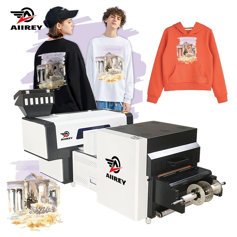 Multifunctional Efficient Patented design L1119 A2 dual I3200 tshirt printer machine for PET film printing print transfer