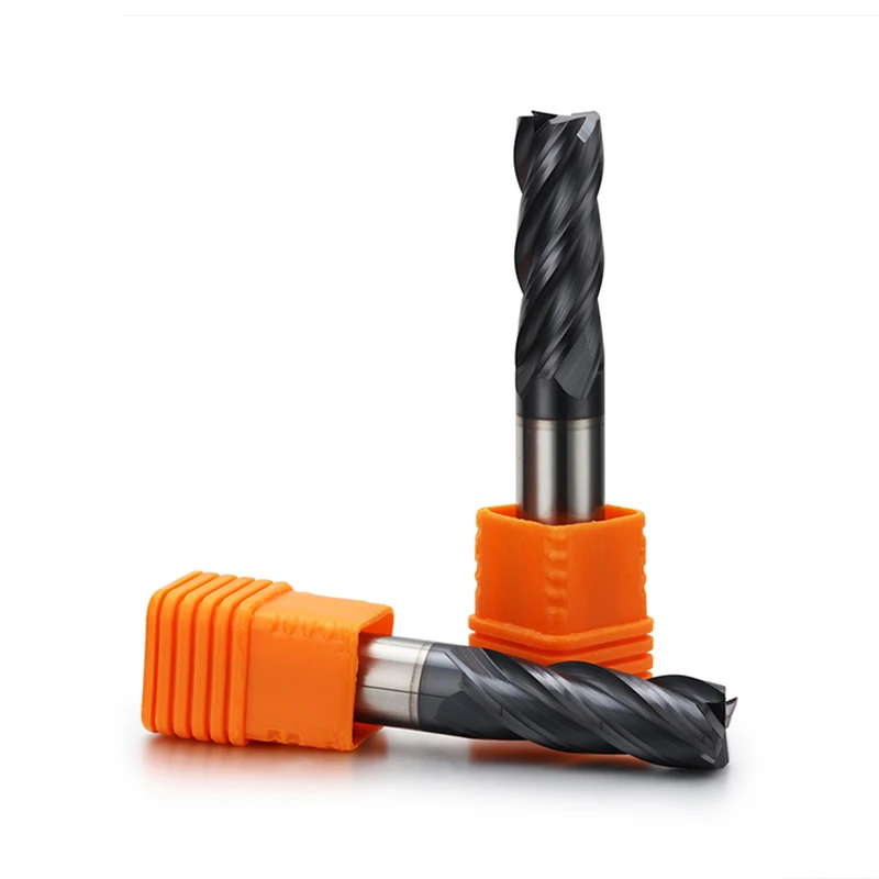 DOHRE Tungsten Solid Carbide Factory Cutting Tools 4F Square Endmill Cutter CNC milling cutter for steel machining